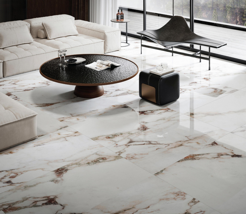 Arabescato Viola Porcelain Tiles